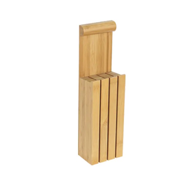 Bambusowe bloki na noże: zrównoważone rozwiązanie do przechowywania noży