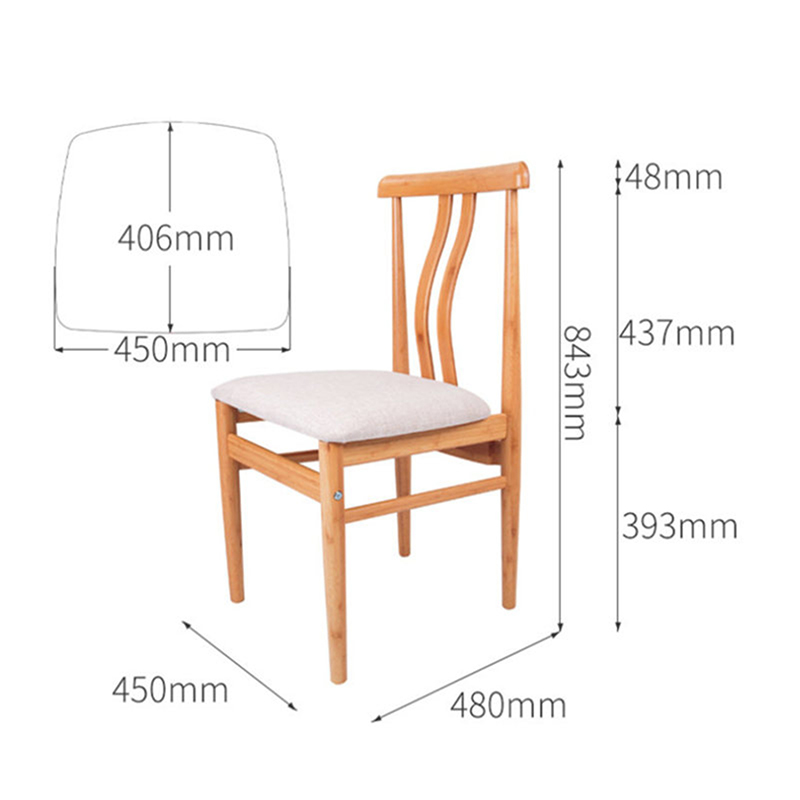 Bambusowe krzesło